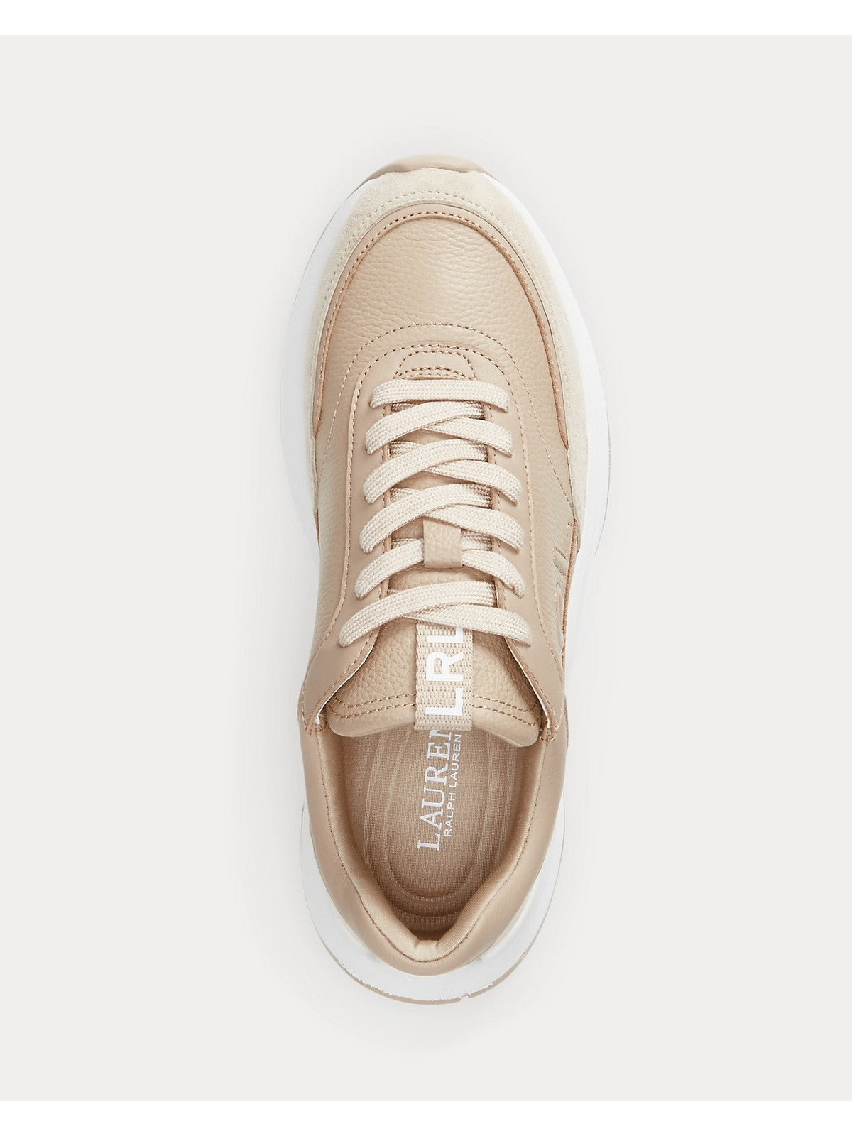 LAUREN RALPH LAUREN Sneaker Donna FRANKY-SNEAKERS-LOW TOP LACE 802974376 001 SAND DUNE/SAND DUNE gioboutiqueweb