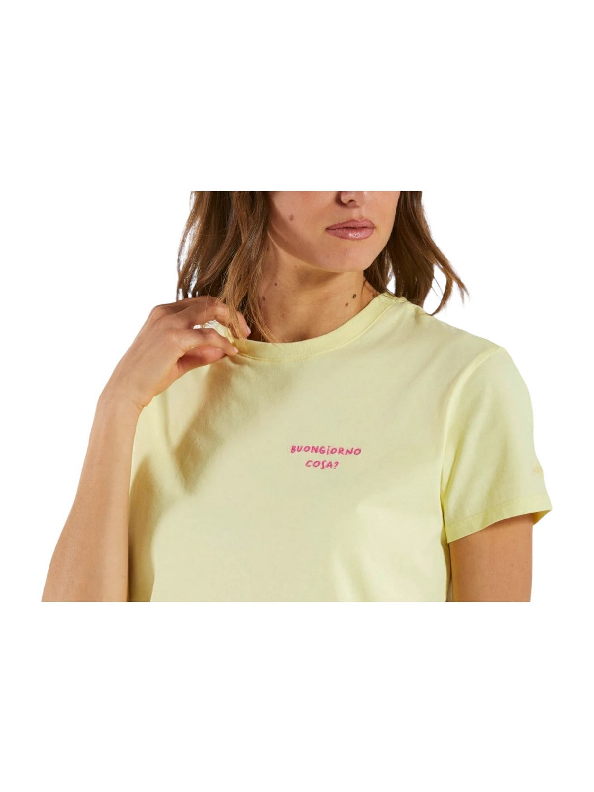 MC2 SAINT BARTH T-Shirt e Polo Donna EMILIE 09829F Giallo gioboutiqueweb