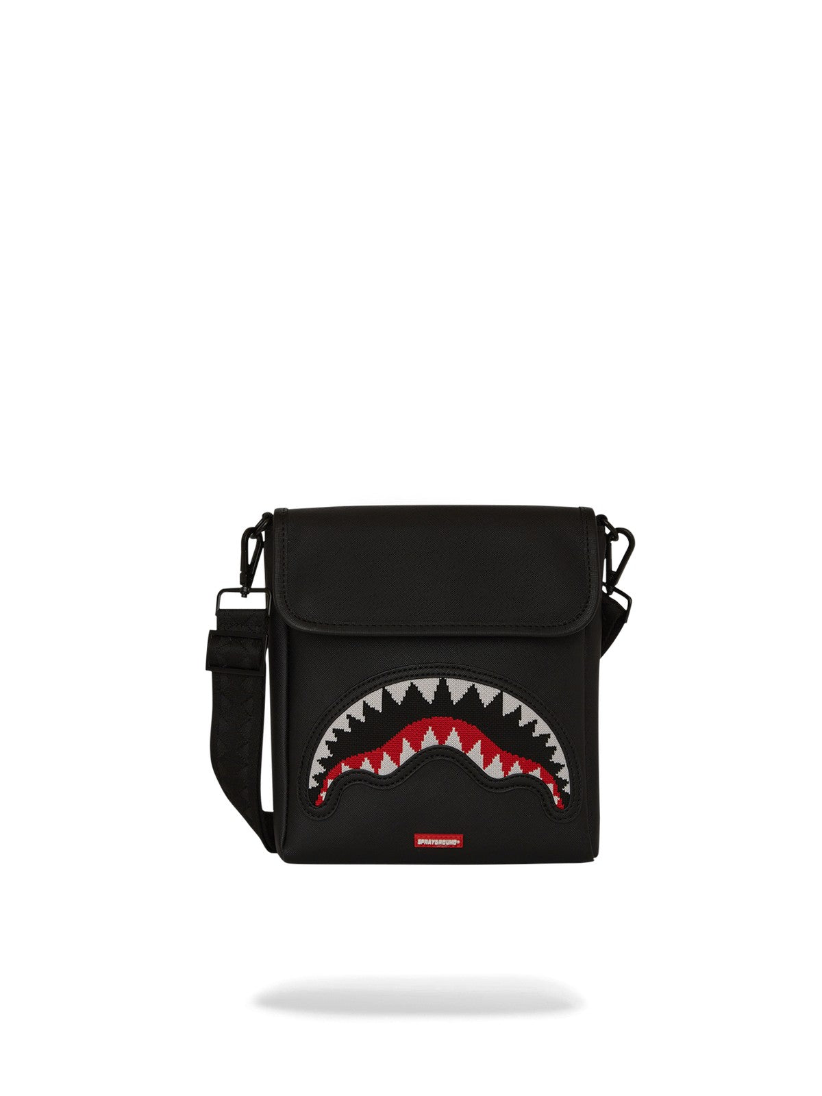 SPRAYGROUND Tracolla Uomo FLY KNIT MOUTH MESSENGER SLING 910B8026NSZ Nero