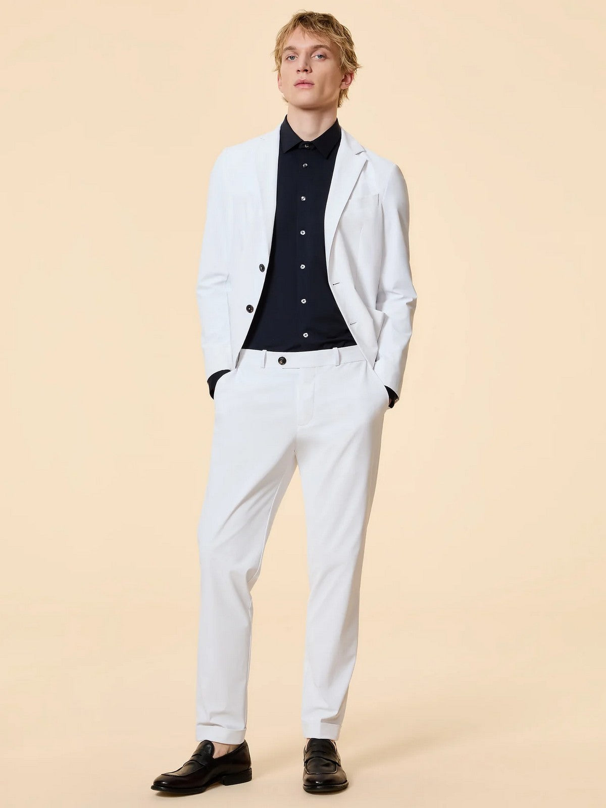 RRD Pantalone Uomo 26300 09 09 WHITE gioboutiqueweb