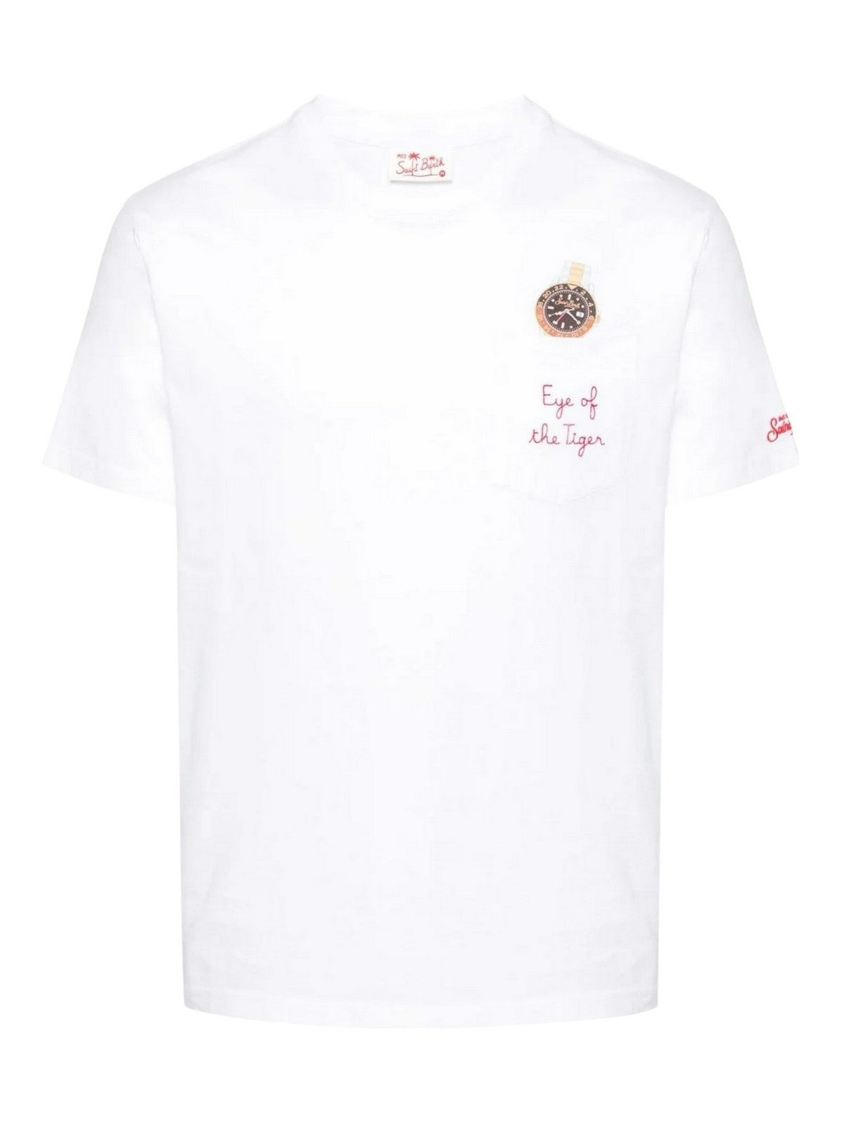 MC2 SAINT BARTH T-shirt Uomo AUSTIN 02514H EYE TIGER 01N EMB gioboutiqueweb