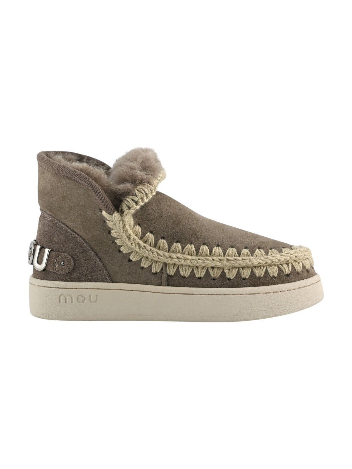 MOU Stivali e Stivaletti Donna New eskimo sneaker suede - let MU.FW741001A ELGRY Elephant Grey