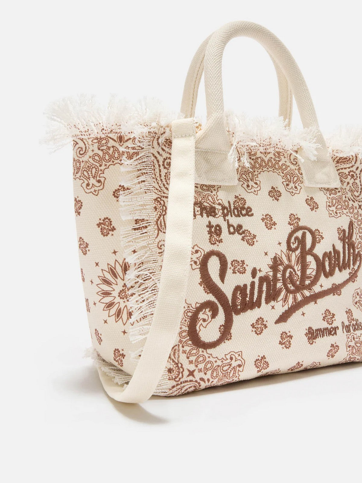 MC2 SAINT BARTH Borsa Donna COLETTE 02565L BANDANNA ROUND 10 EMB