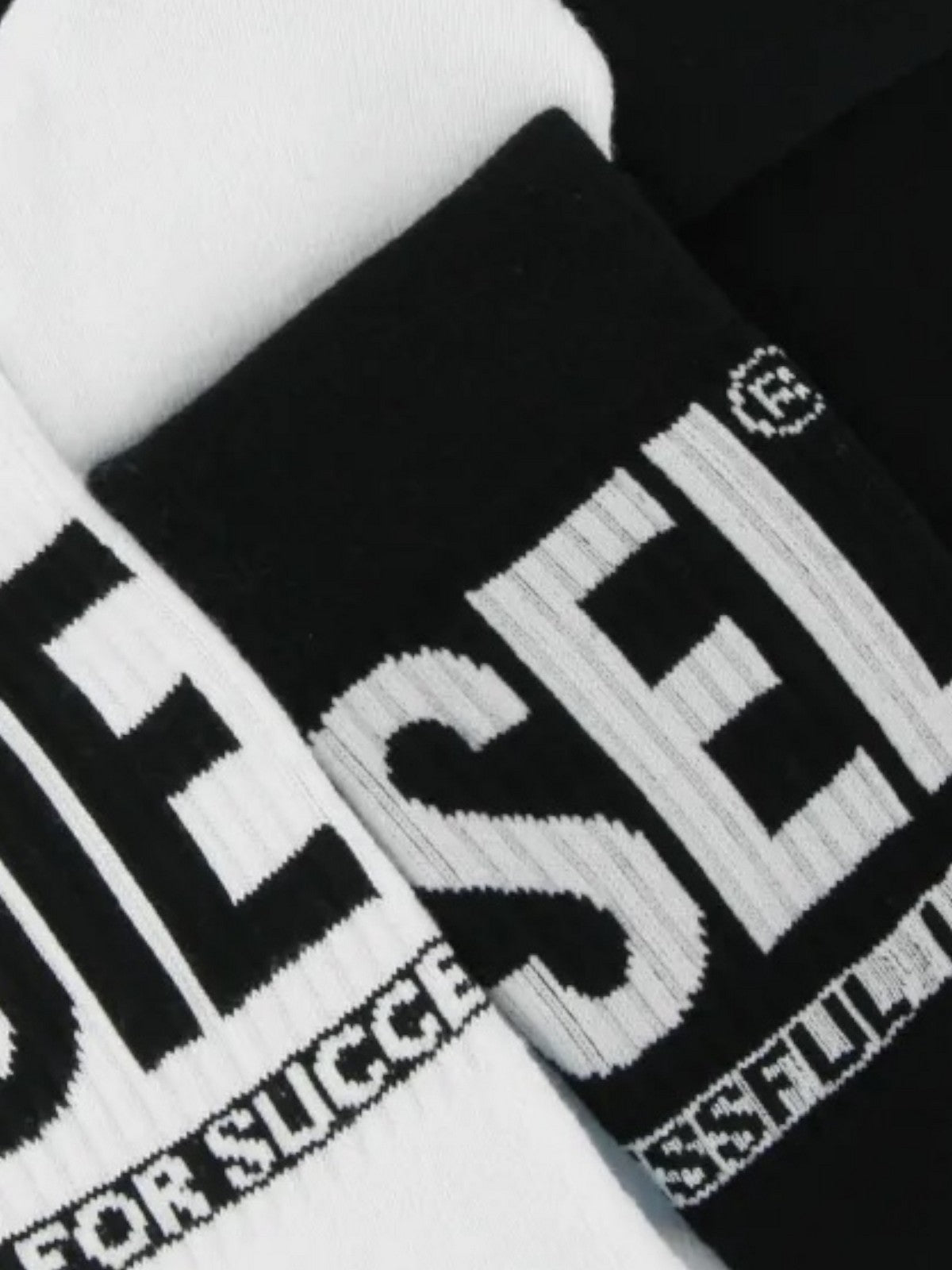 Diesel Socks Dzieci i nastolatki 00J4MX 0bown K900G Black+White