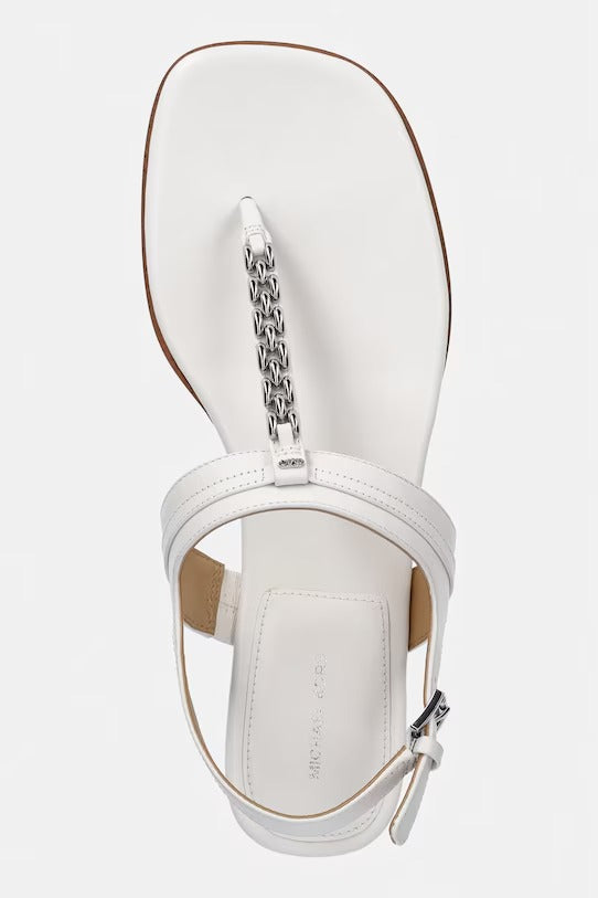 MICHAEL KORS Sandalo Donna MARCIA THONG SANDAL 40S6MCFS1L 085 OPTIC WHITE