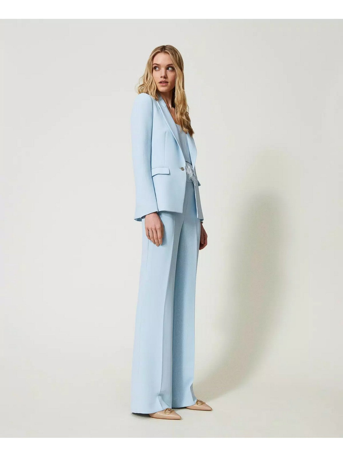 Twinset Pantalone femme 241TP2171 11307 Bleu
