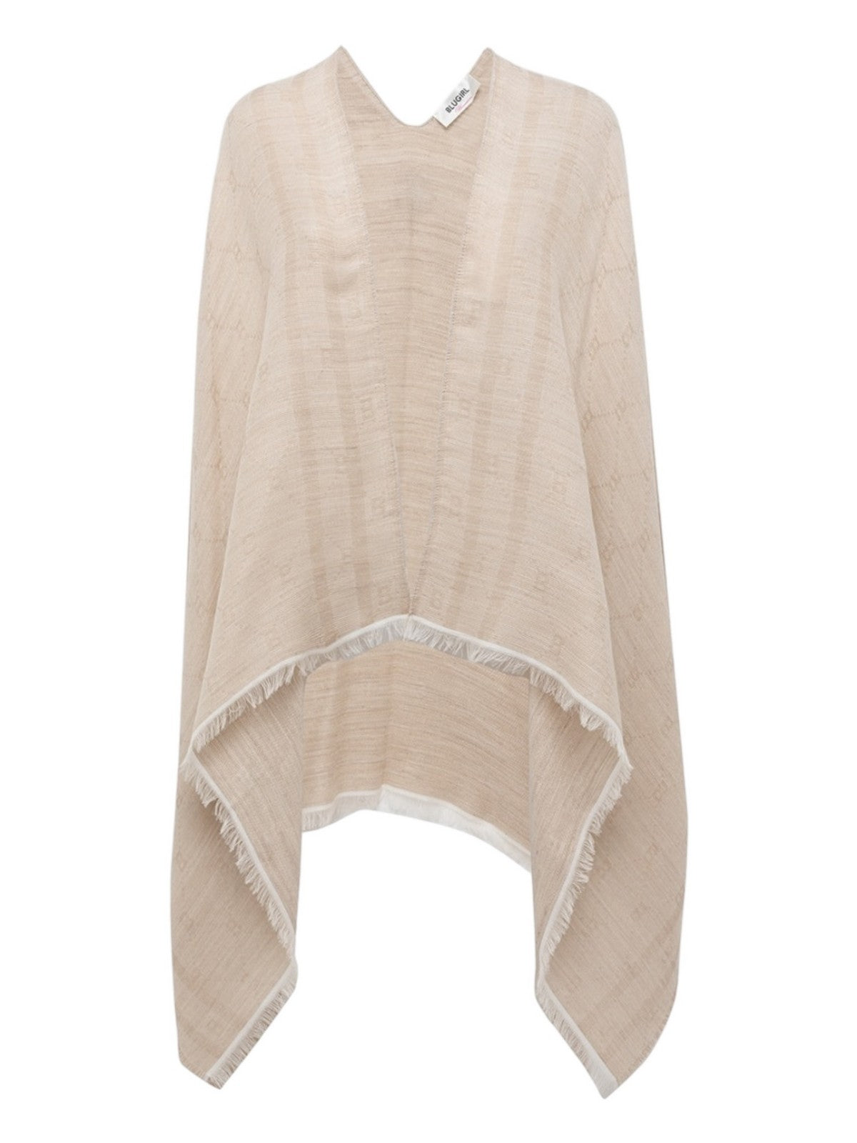 BLUGIRL Poncho Donna PA5010T0300 30907 Beige gioboutiqueweb