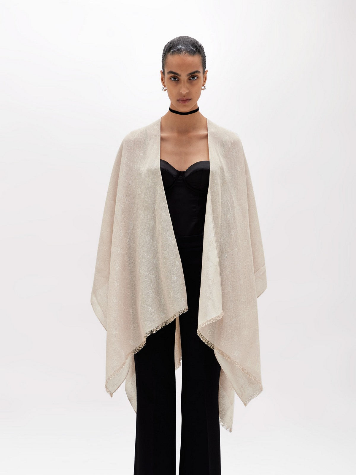 BLUGIRL Poncho Donna PA5029T0300 30907 Beige gioboutiqueweb