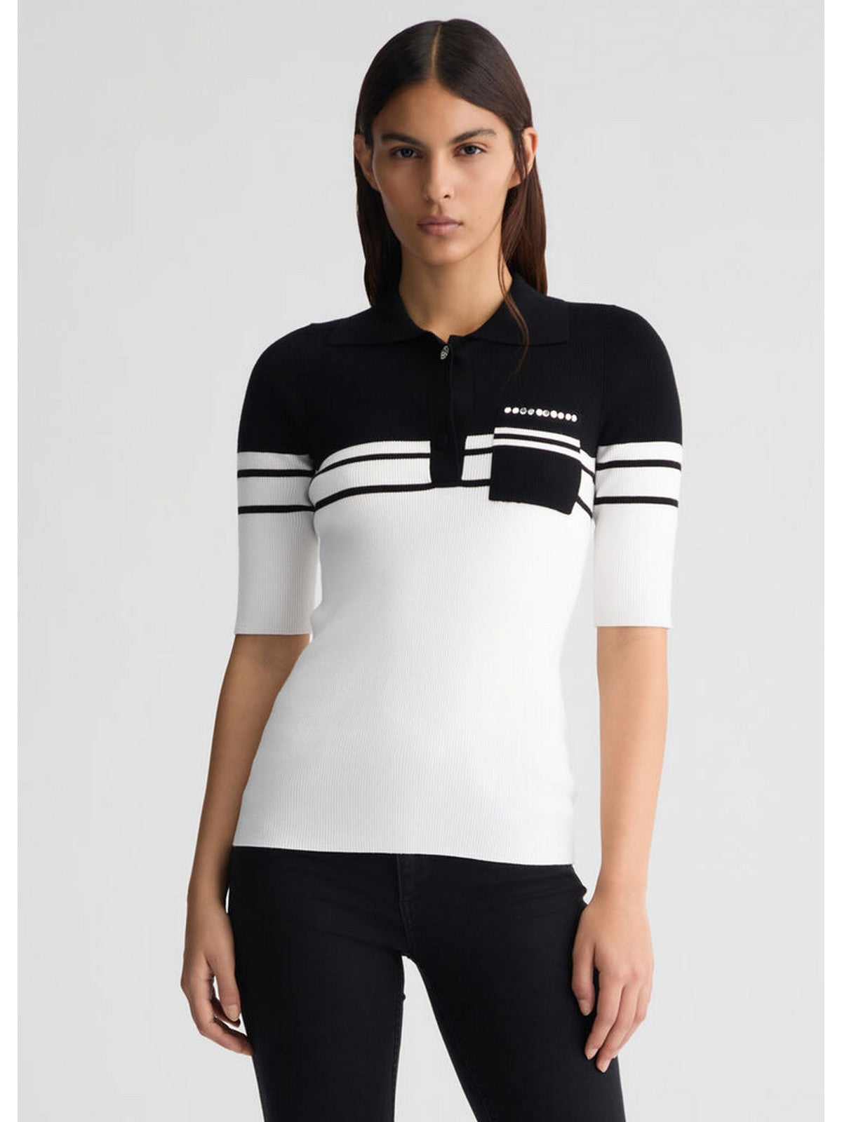 LIU JO WHITE Maglia Donna WA5232MS99E 03Q45 Bianco gioboutiqueweb