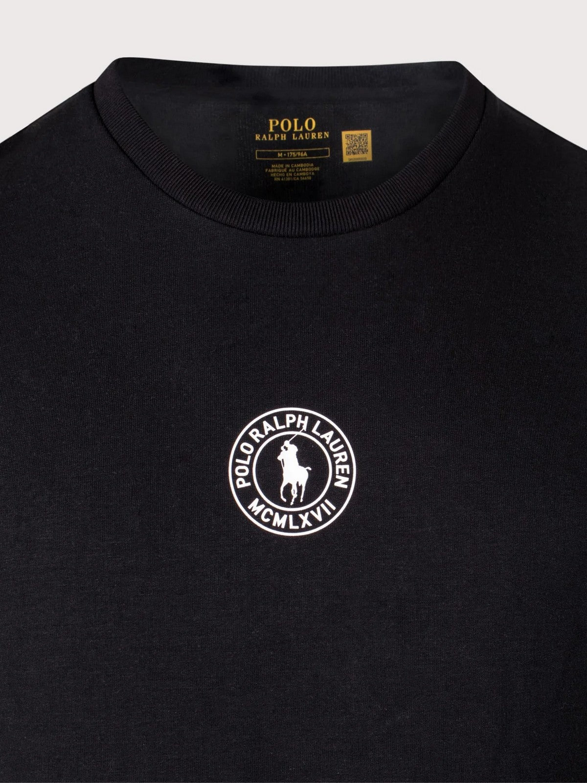 POLO RALPH LAUREN T-shirt Uomo S/S CREW-SLEEP-TOP 714P01951 001 POLO BLCK