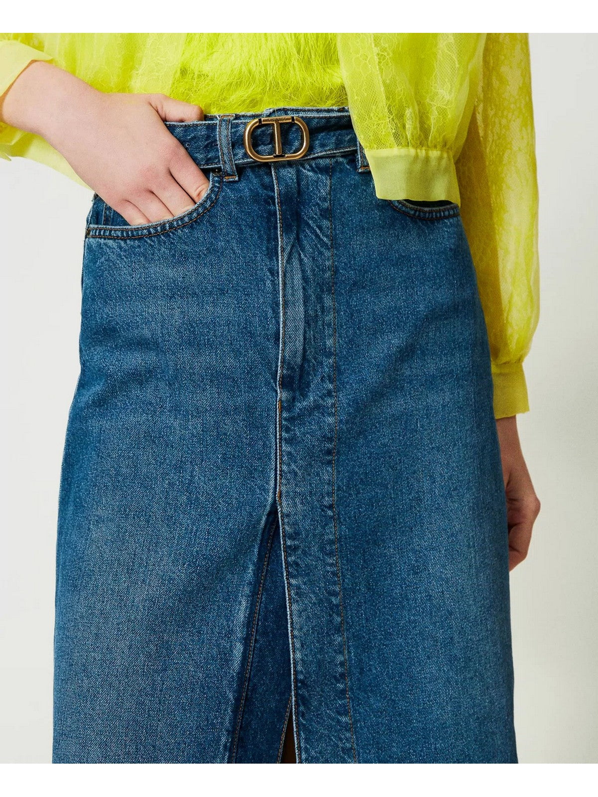 Twinset Frau Frau 241TP2661 00078 Blau