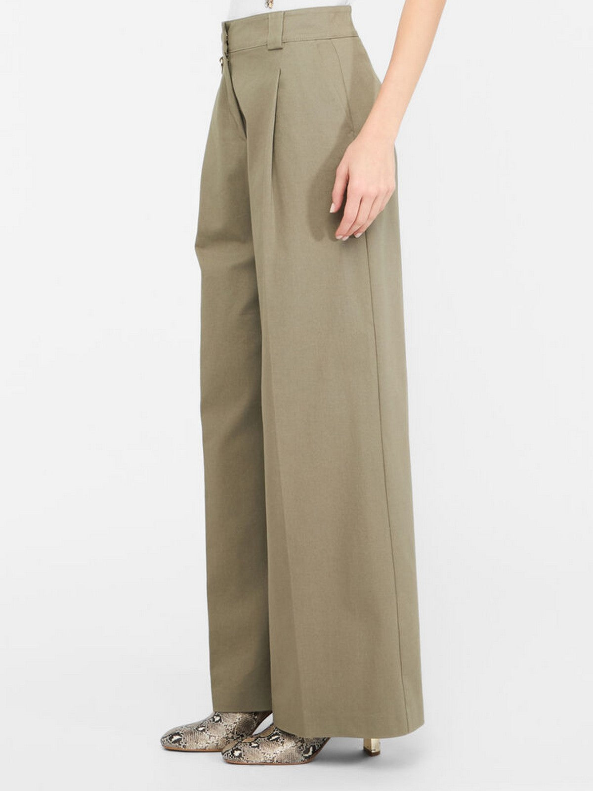 LIU JO BLACK Pantalone Donna CF5351T026A X0707 Asparago