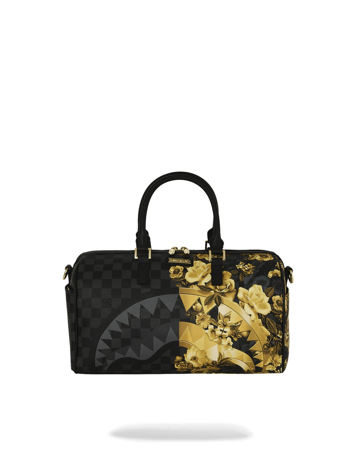 SPRAYGROUND Borsa Unisex adulto GOLD FLORAL REMIX MINI DUFFLE 910D9004NSZ Nero