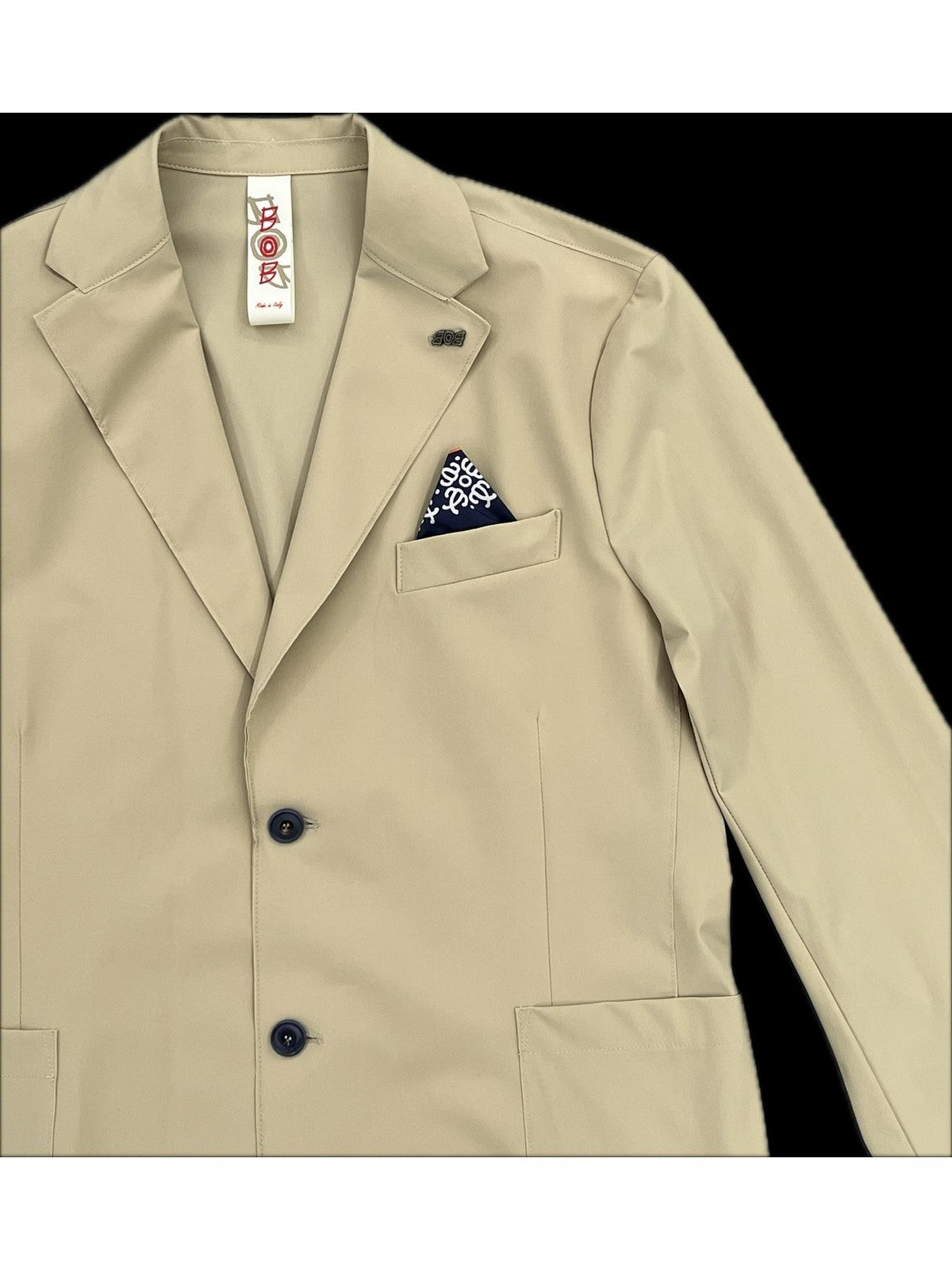 BOB Giacca Uomo P25FRICKY440T440 BEIGE BEIGE gioboutiqueweb