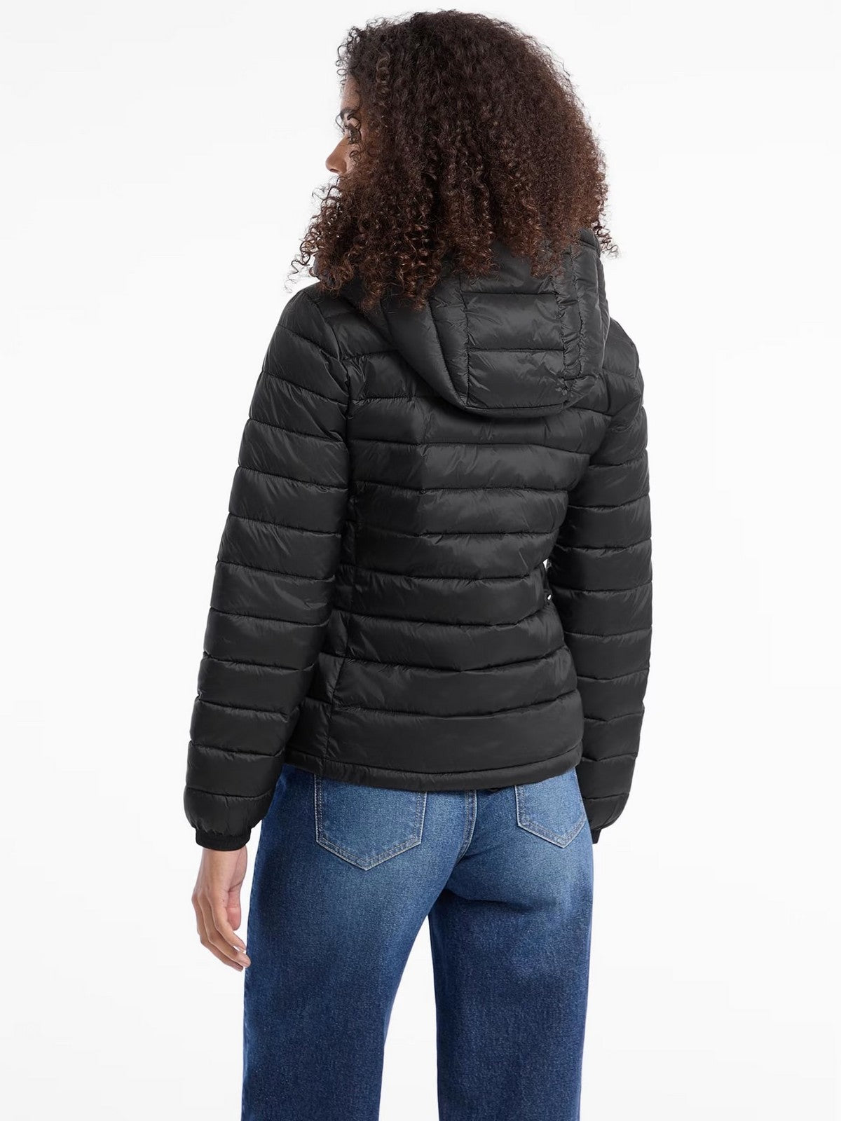 GUESS Piumino Donna GJ HOODED PUFFER W5RL99 WHAB2 JBLK Jet Black A996