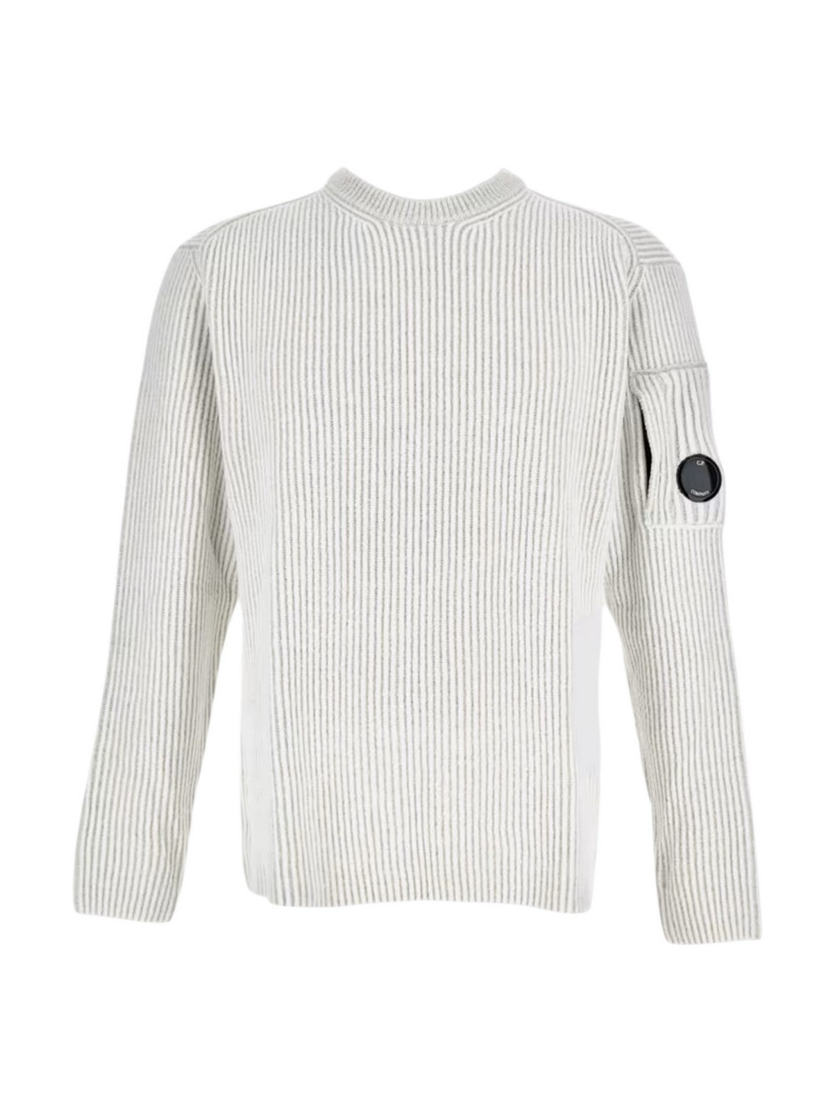 C.P. COMPANY Maglione Uomo 19CMKN307A006170A M12 M12 - WHITE MELANGE