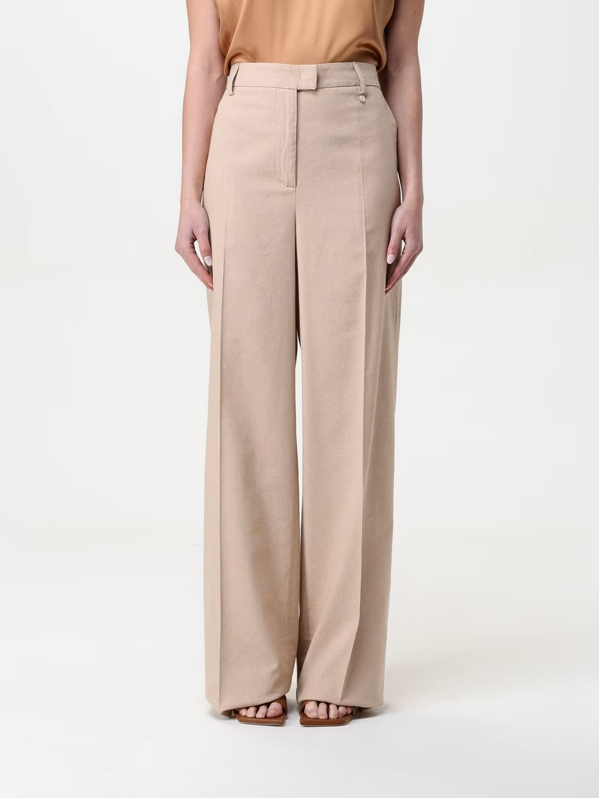 LIU JO BLACK Pantalone Donna CA5348T1973 A4326 Beige gioboutiqueweb