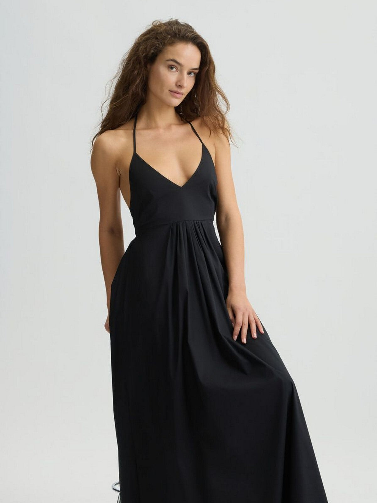 LIU JO BEACHWEAR Abito Donna VA5069TS330 22222 NERO gioboutiqueweb