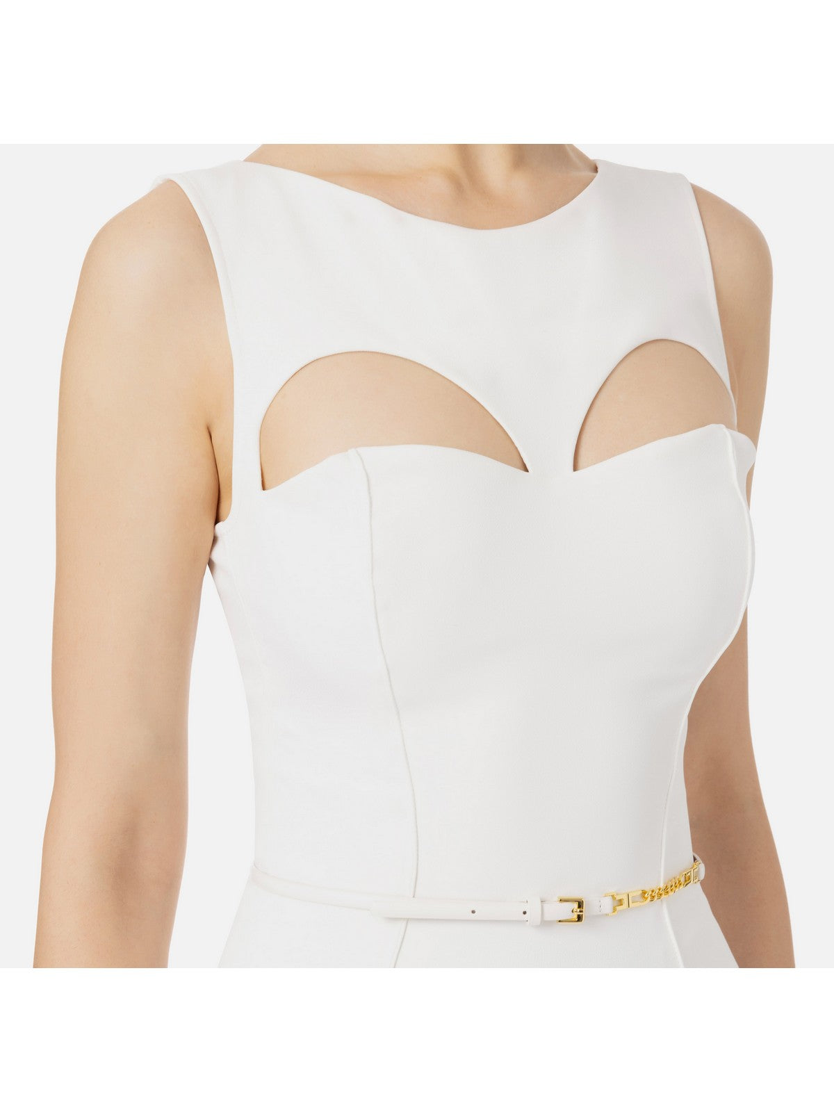 ELISABETTA FRANCHI Women's dress ab60742e2 360 ivory