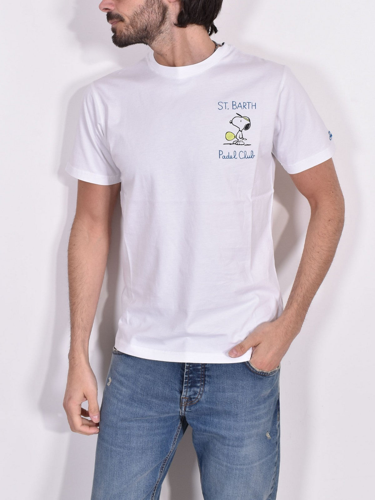 Mc2 Saint Barth T-shirt and Polo Men Tshirt Man 04454F White