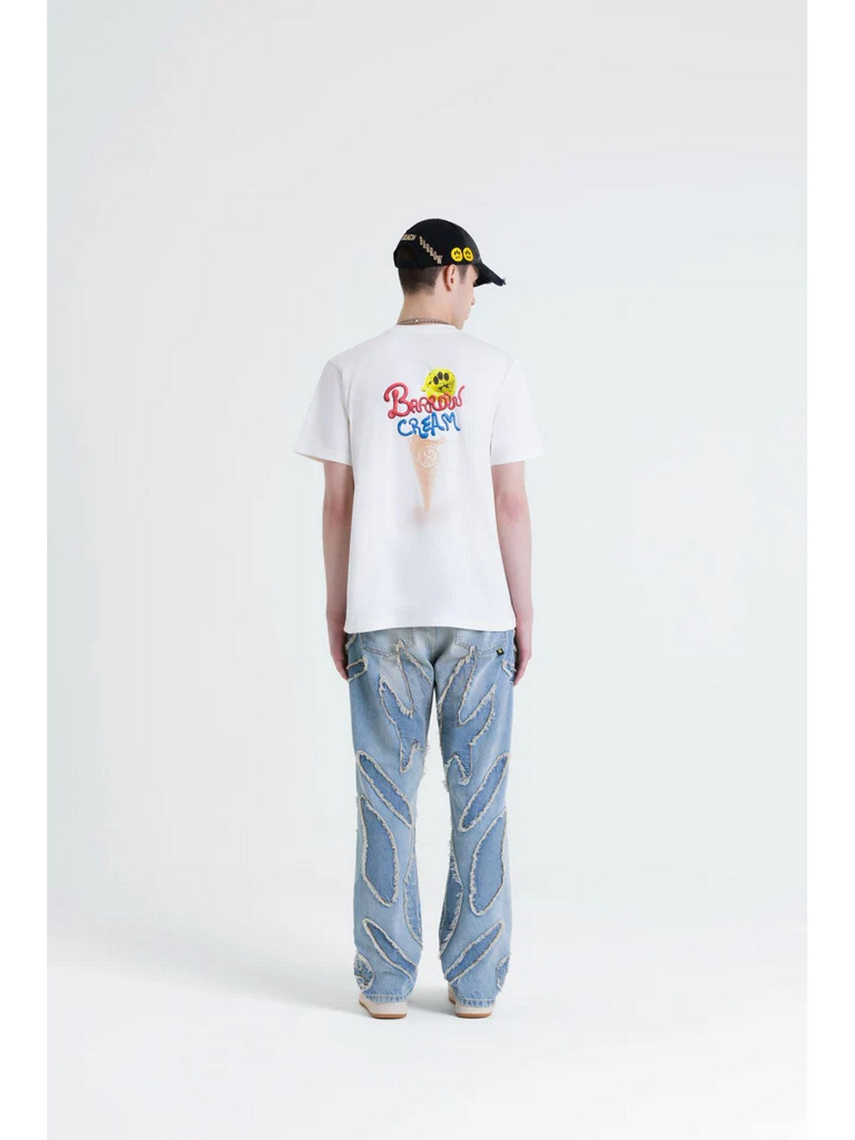 BARROW T-shirt Uomo S5BWUATH161 002 Bianco gioboutiqueweb