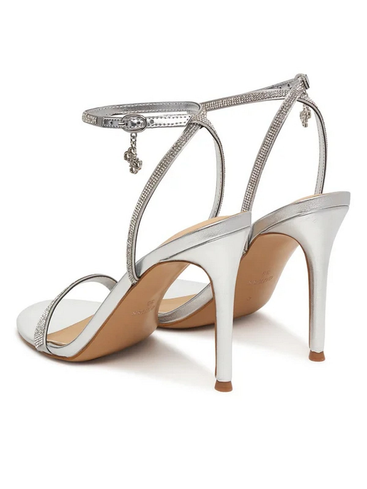 GUESS Sandalo Donna CHARMER FLJCHR SAT03 SILVE SILVER