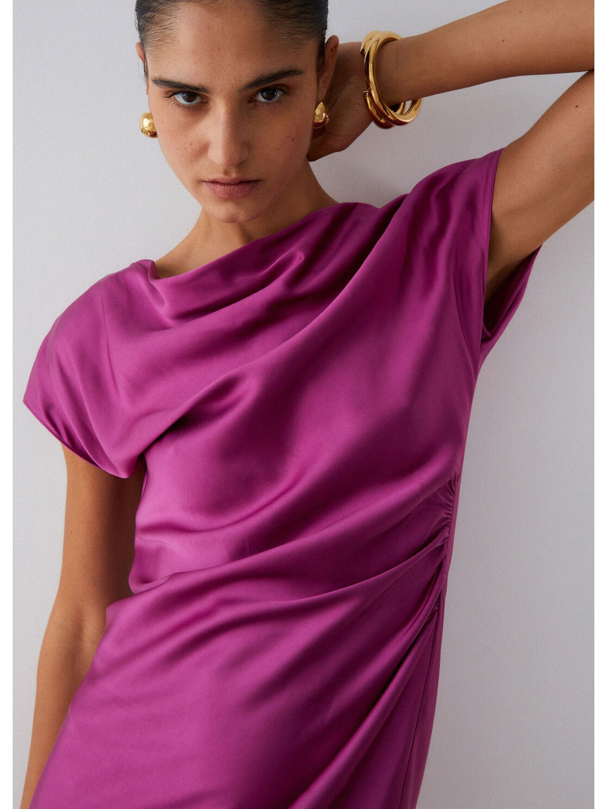 LIU JO BLACK Abito Donna CA6176T522A P9632 Orchidea pink