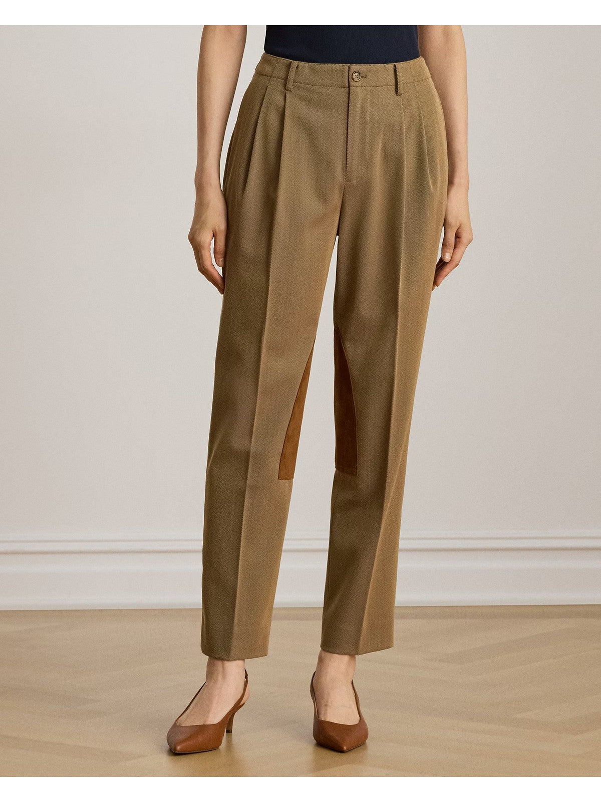 LAUREN RALPH LAUREN Pantalone Donna CALAIRD-ANKLE-JODPHUR 200979825 001 TAUPE MULTI