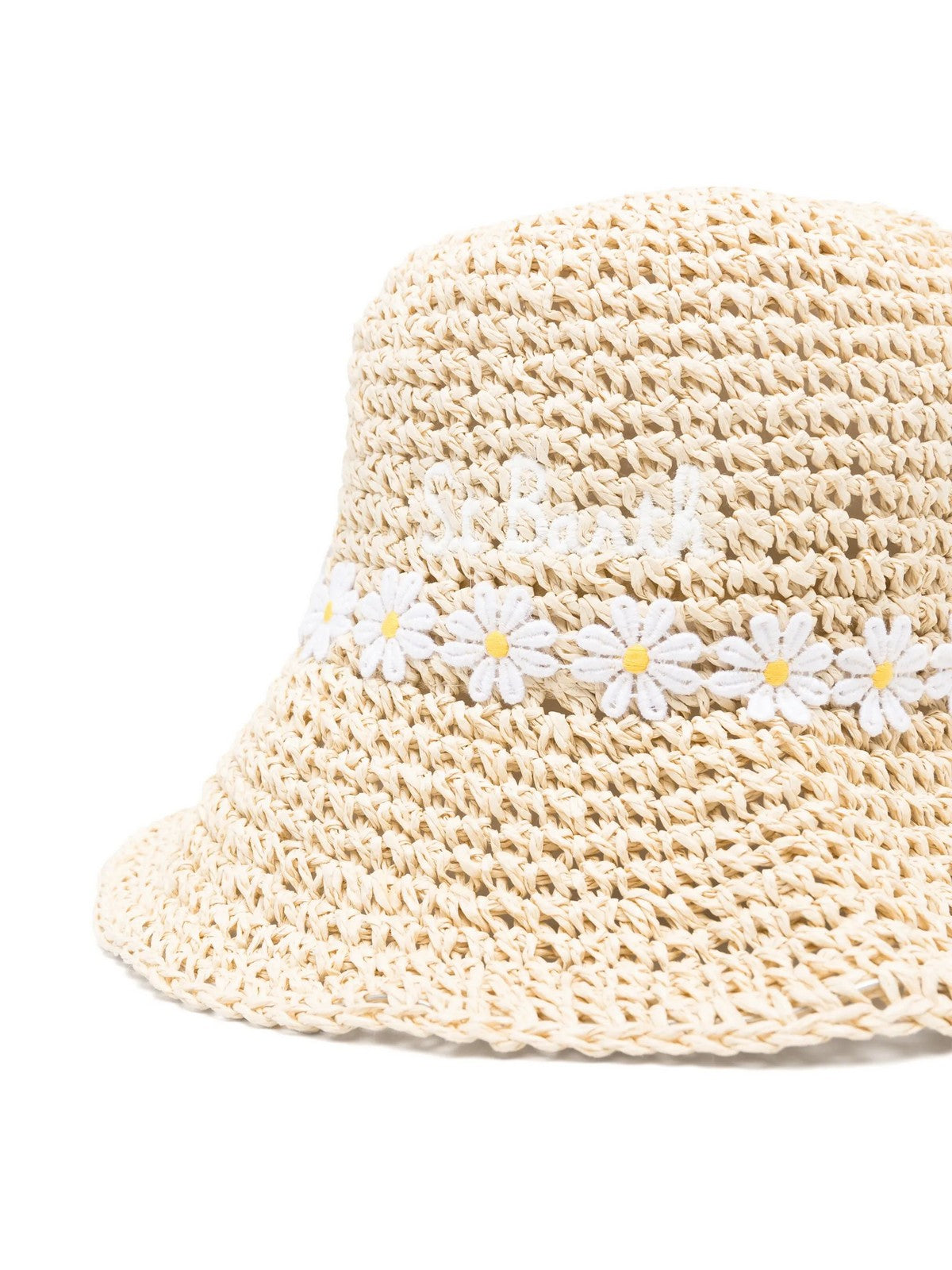 MC2 SAINT BARTH Cappello Bambine e ragazze POLLY JR 01540H STRAW 1101 DAISY EMB gioboutiqueweb