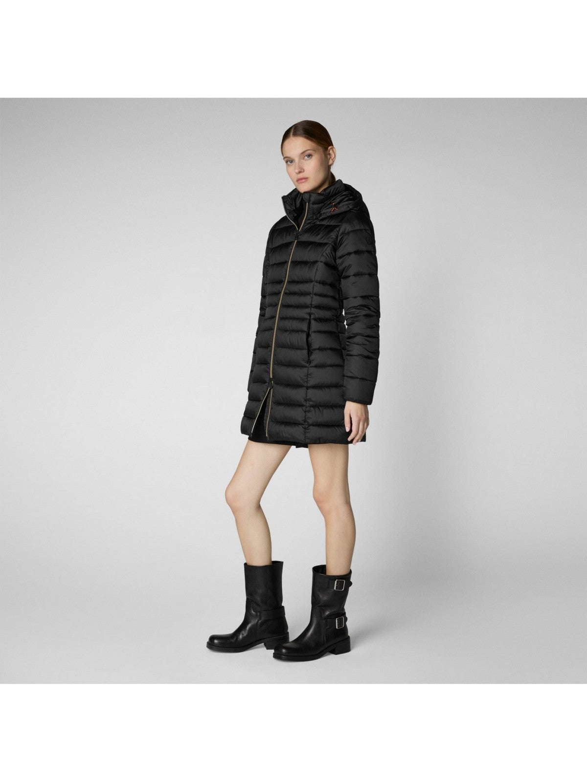 SAVE THE DUCK Piumino Donna REESE D47300W IRIS19 10000 Nero gioboutiqueweb