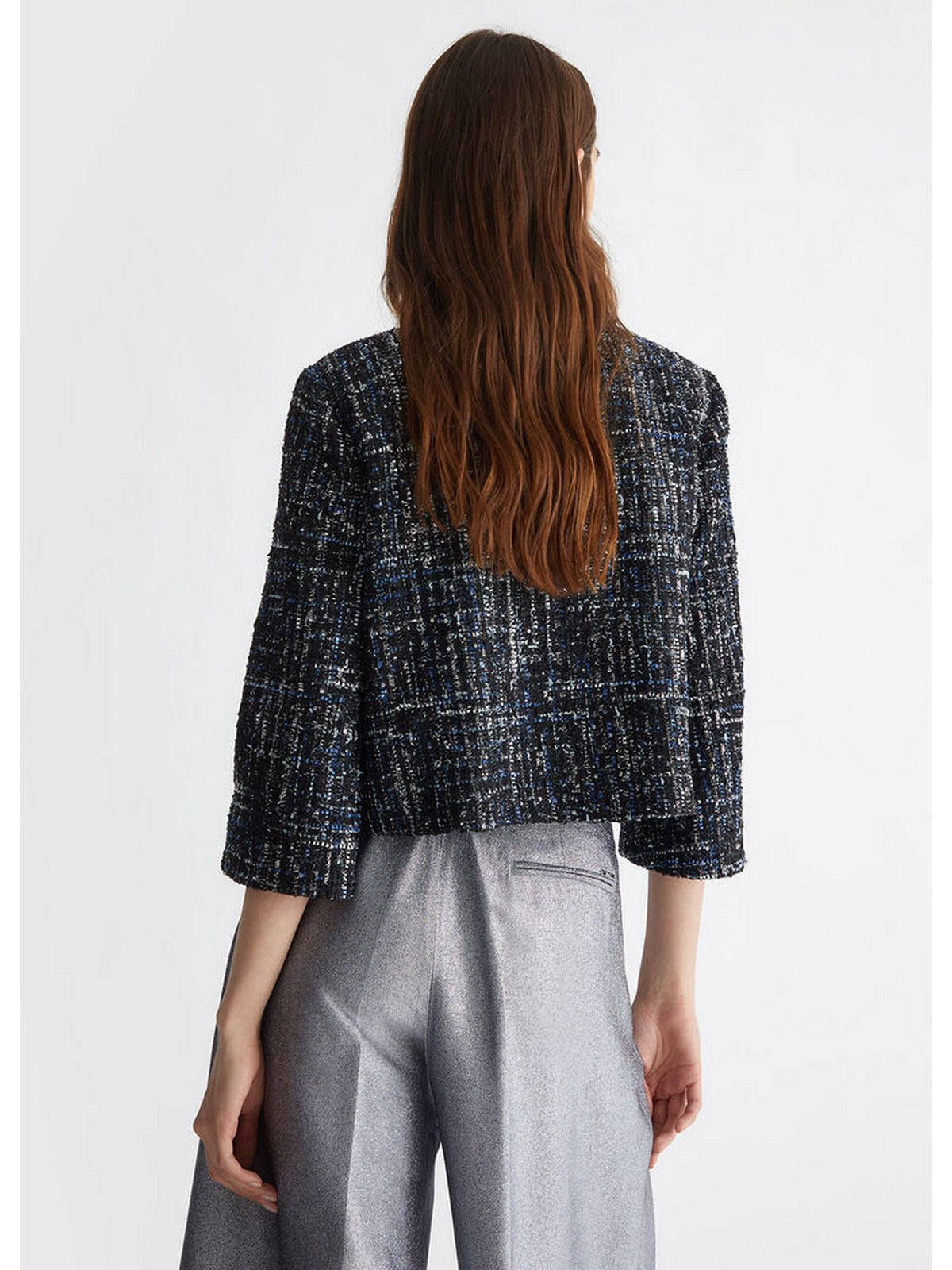 LIU JO WHITE Giacca Donna WF4478T1040 N9697 Nero gioboutiqueweb