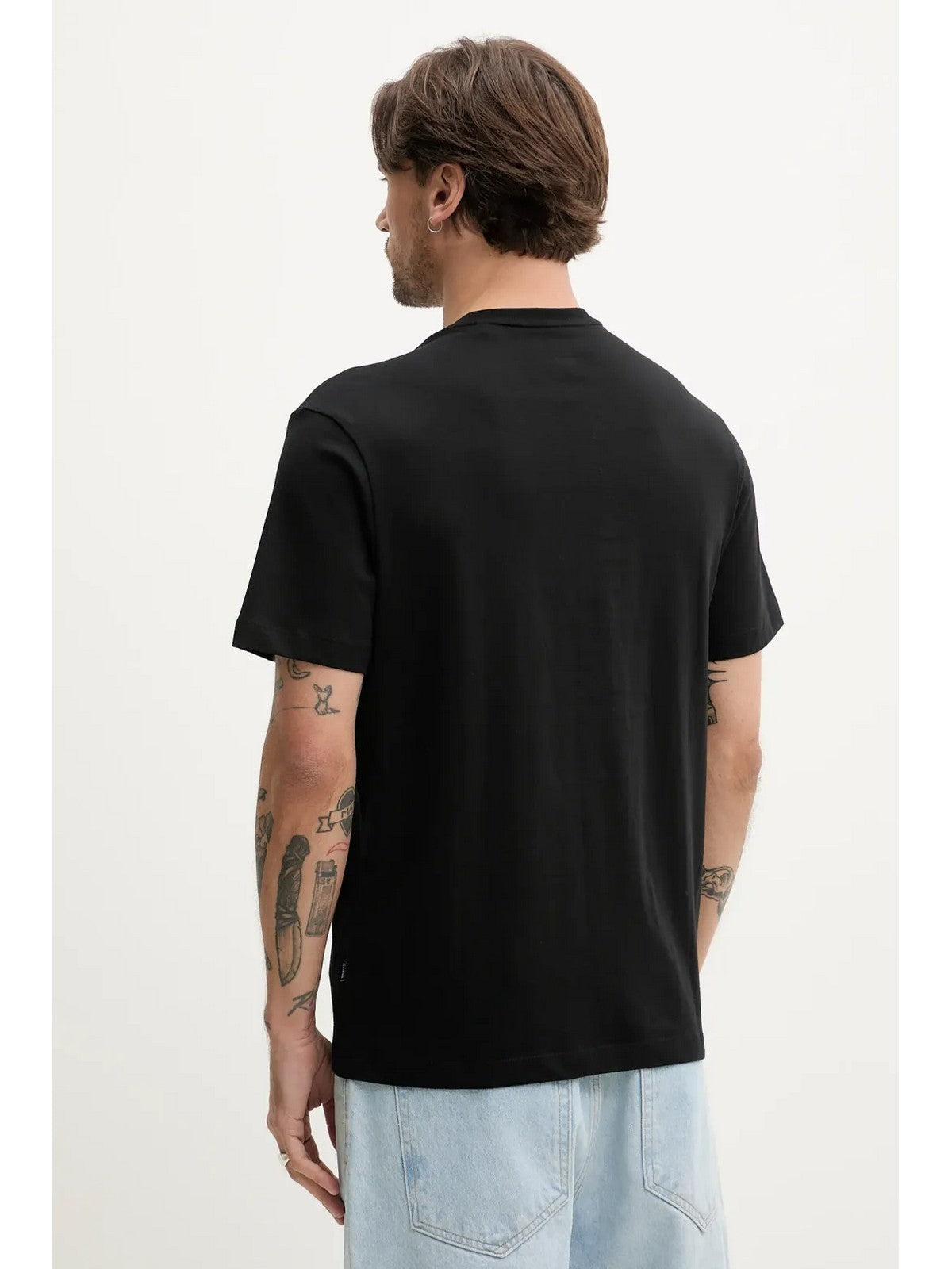 GUESS T-shirt Uomo GJ SS CN REG PKT TEE M5RI74 K8FQ4 JBLK Jet Black A996 gioboutiqueweb