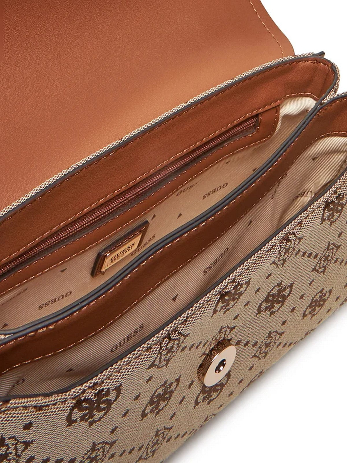 GUESS Borsa Donna NEDA CONVERTIBLE XBODY FLAP HWJP96 54210 LTL LATTE LOGO