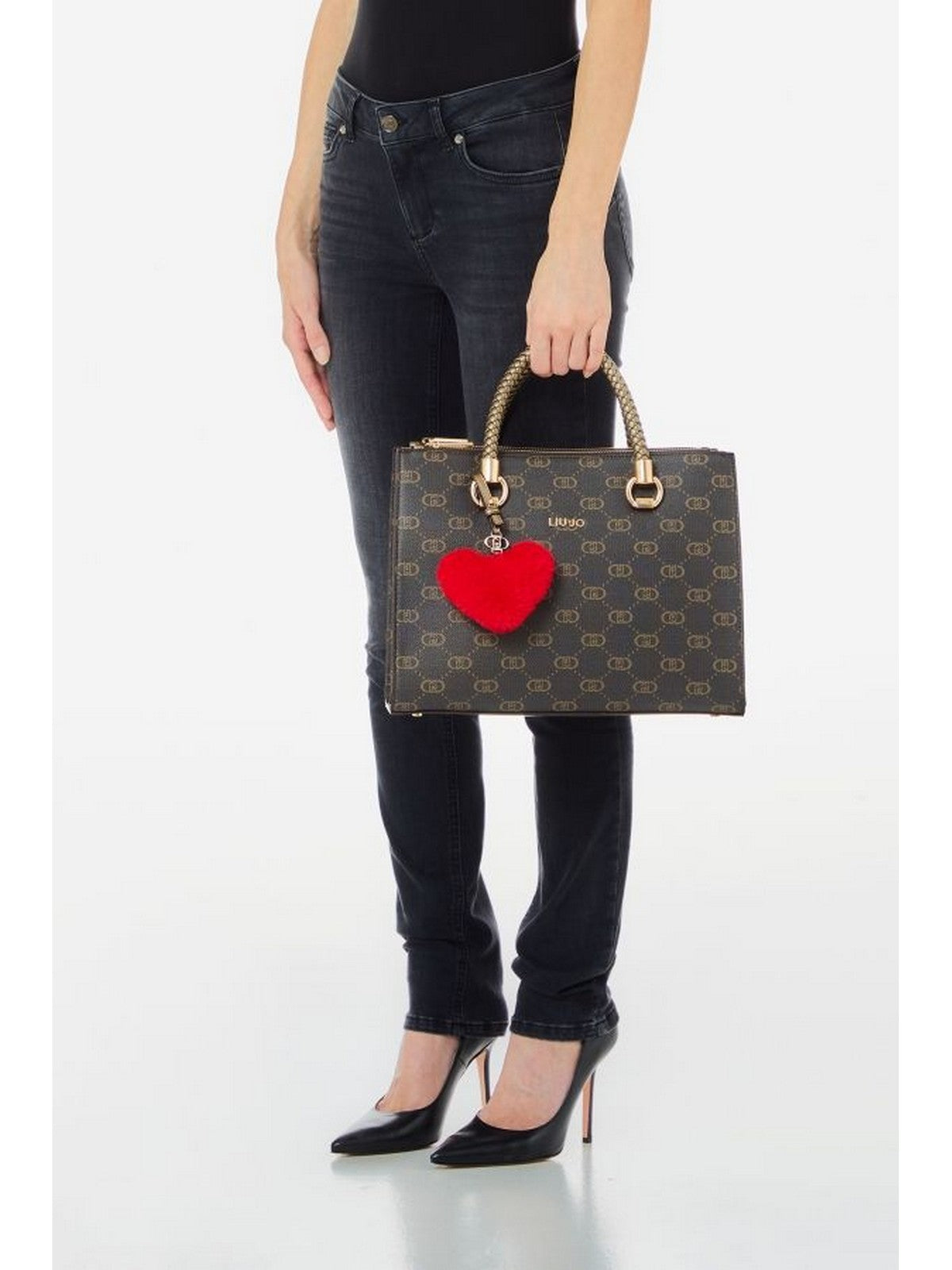 LIU JO ACCESSORIES Borsa Donna AF4008E0668 71409 Marrone gioboutiqueweb