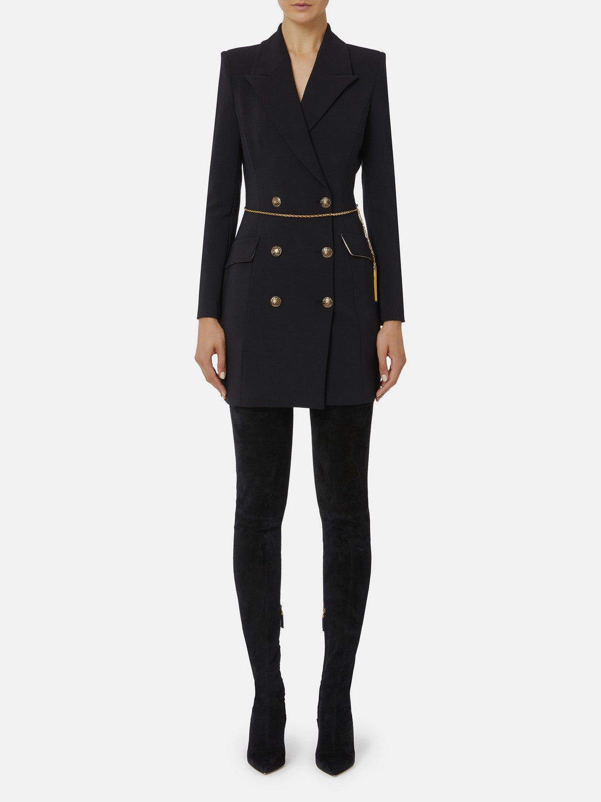 ELISABETTA FRANCHI Abito Donna AB89657E2 110 Nero gioboutiqueweb