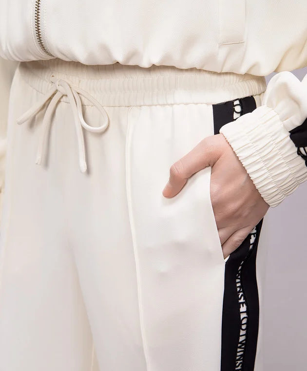 TWINSET Pantalone Donna 251TP2322 03711 BIC.NEVE/NERO