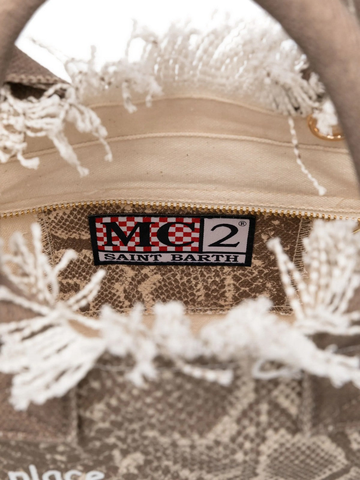 MC2 SAINT BARTH Borsa Donna COLETTE 06420H SNAKE SKIN 11 gioboutiqueweb