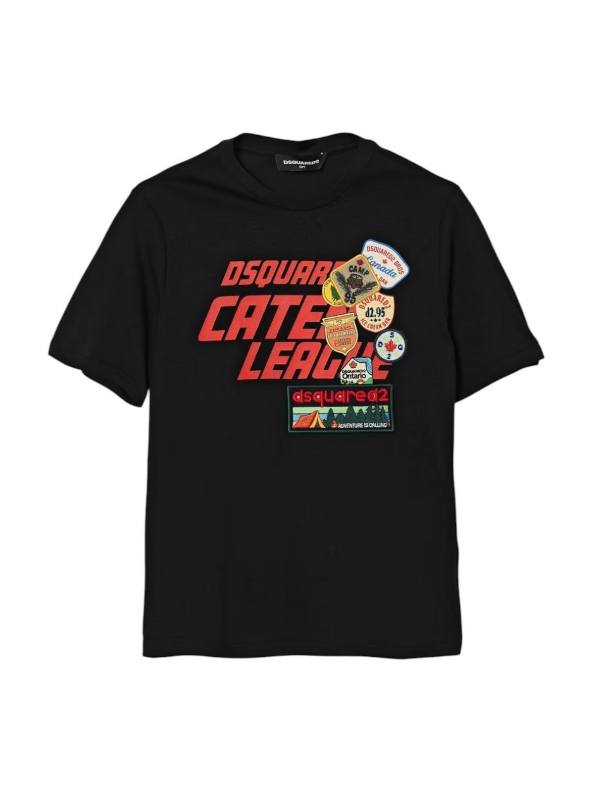 DSQUARED2 KIDS T-shirt Unisex bambino DQ3165 D0ACD DQ900 BLACK