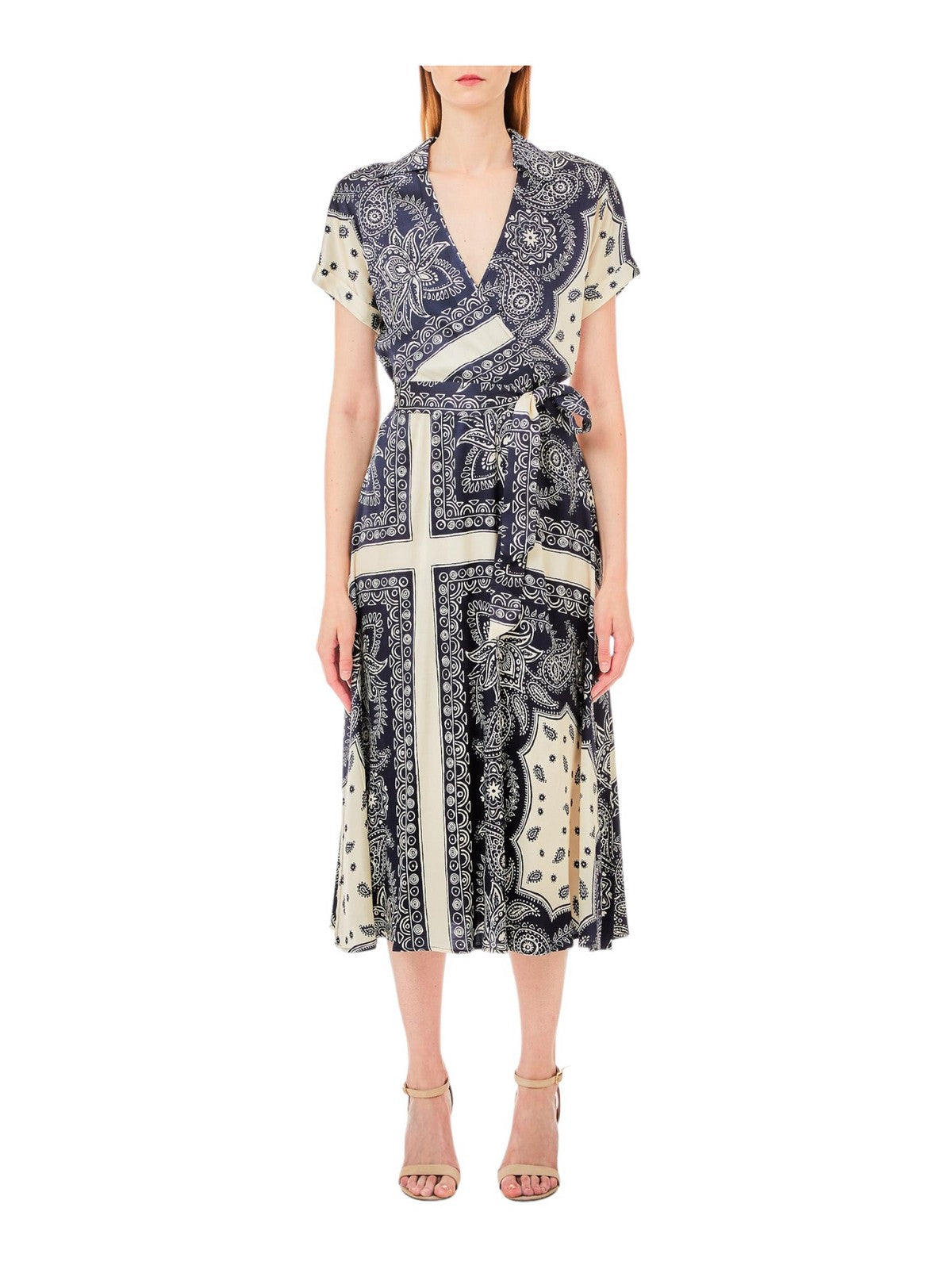 LIU JO WHITE Abito Donna MA4255T3764 N9224 Beige gioboutiqueweb