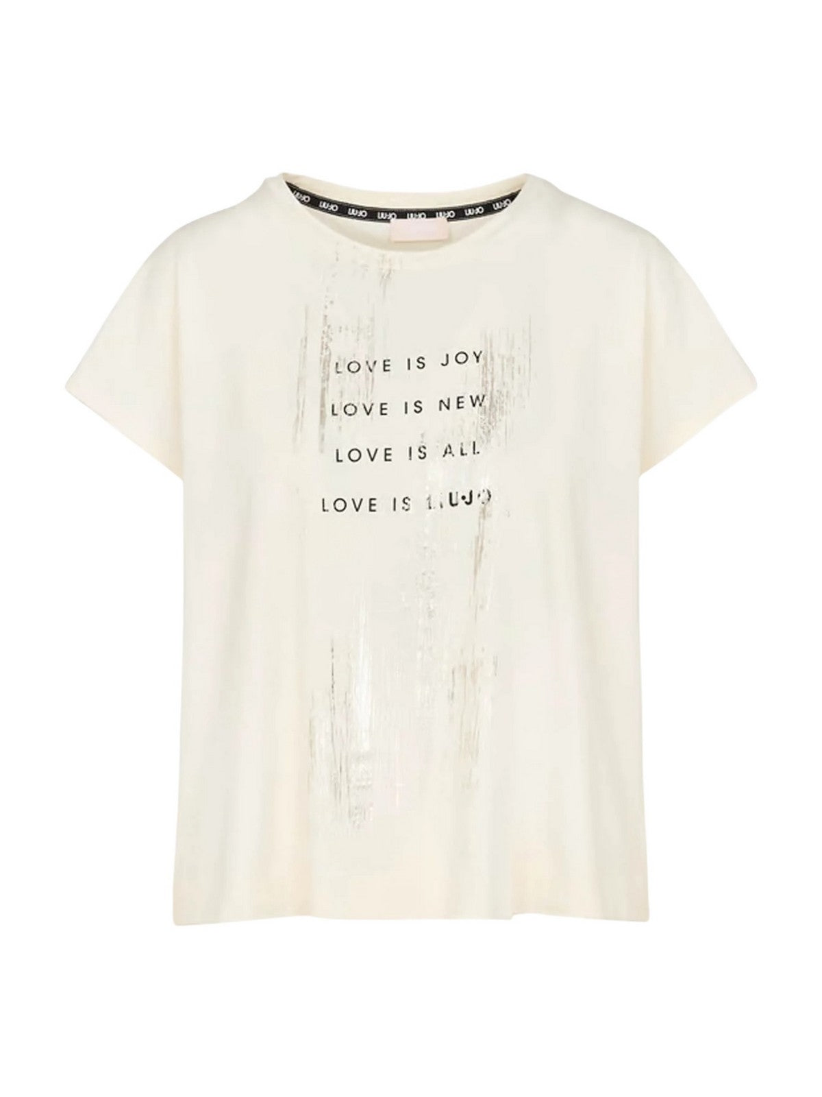 LIU JO SPORT T-shirt Donna TA5268JS005 M9183 White milk LiuJo lov