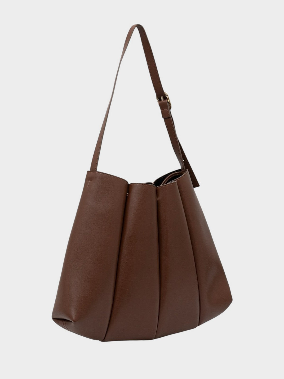 THEMOIRè Calipso sac vegan fabric bag brown eco-friendly design