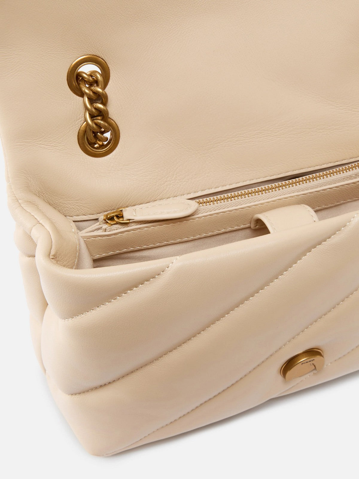 PINKO Borsa Donna Love classic puff 100038-A0F2 C50Q BEIGE GRIGIO