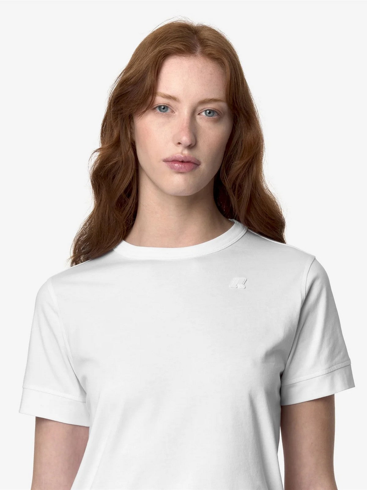 K-Way T-Shirt and Pole Woman Emel K2122UW 001 White
