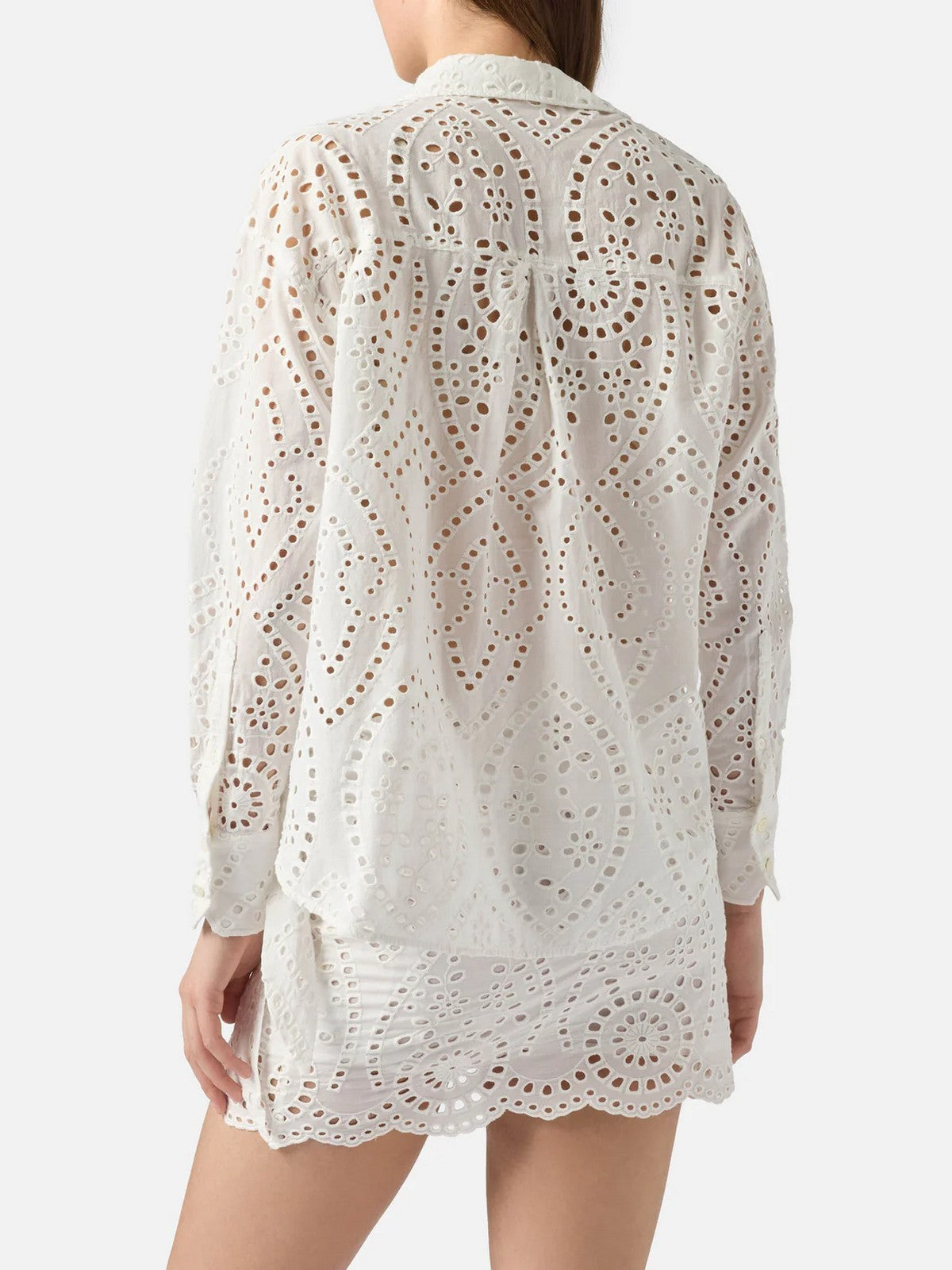 MC2 SAINT BARTH Camicia Donna CRISTAL 01000L SANGALLO LINEWAVE EMBRY 01
