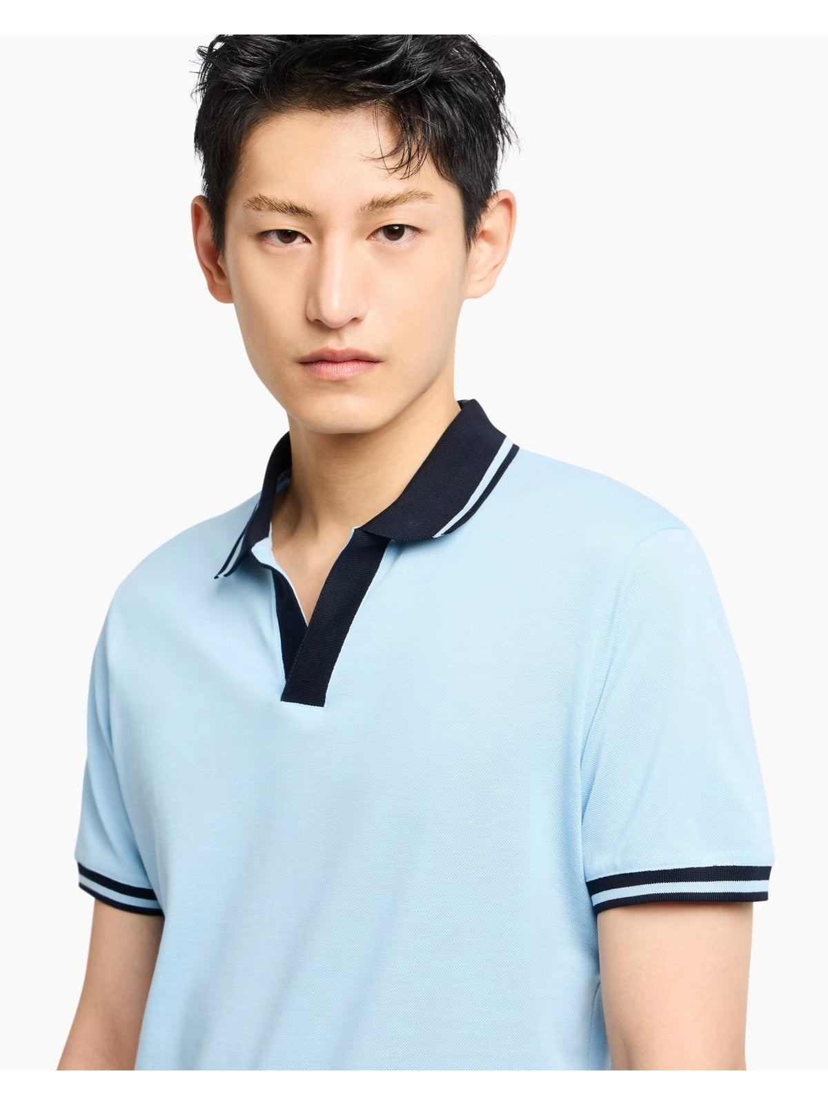 EMPORIO ARMANI Polo Uomo EM001750 AF12955 U9283 BLUE FOG