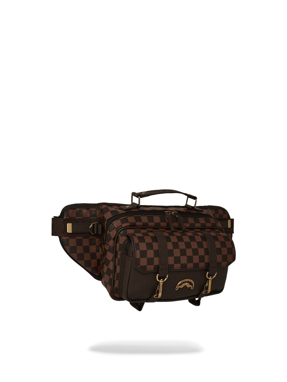 SPRAYGROUND Marsupio Uomo SPEC OPS PIXEL EMBOSS CROSSBODY CARGO 910B7454NSZ Marrone gioboutiqueweb