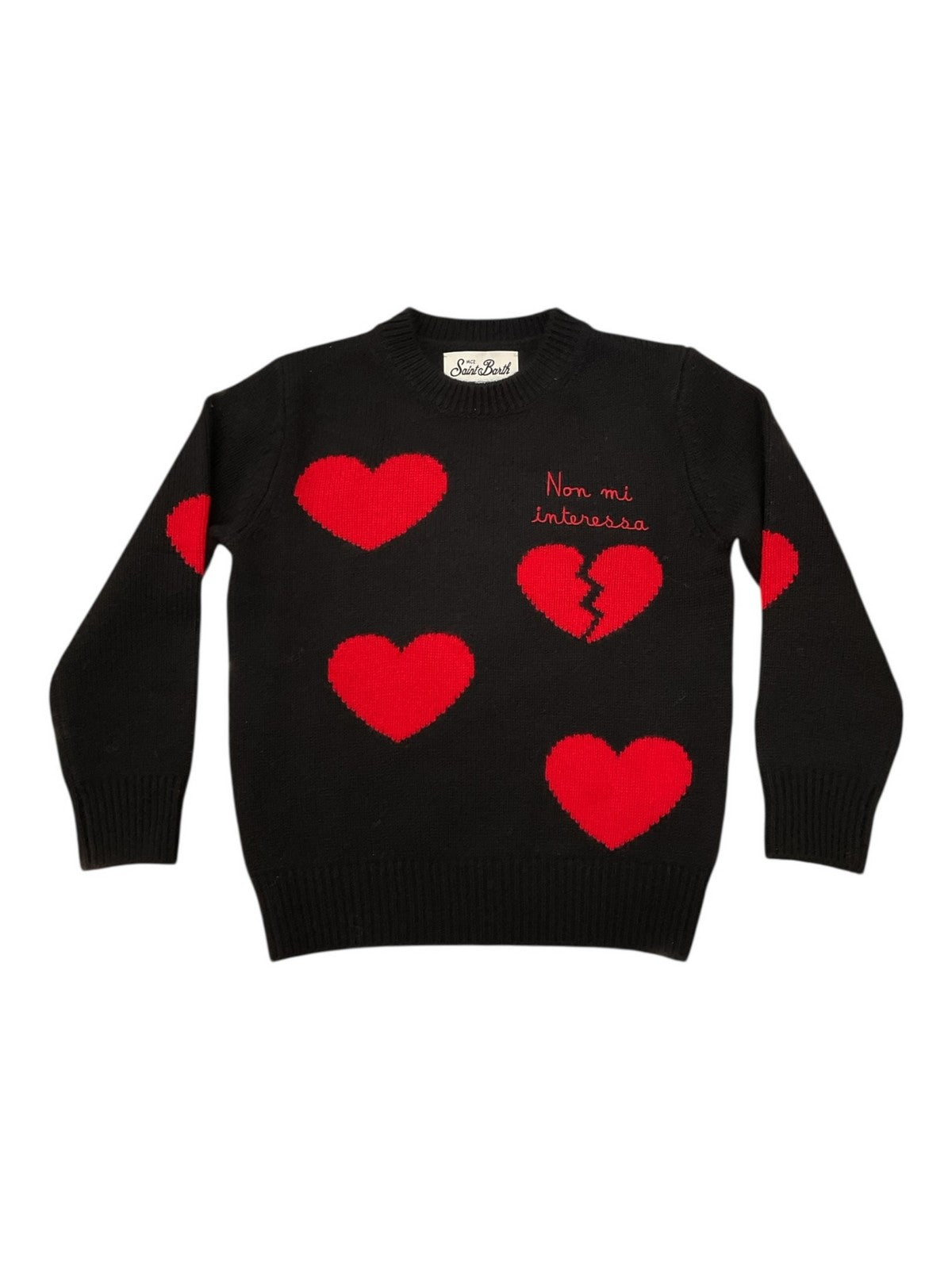 MC2 SAINT BARTH Maglione Bambine e ragazze PRINCESS P 02266I CUORE SPEZZATO 00 EMB