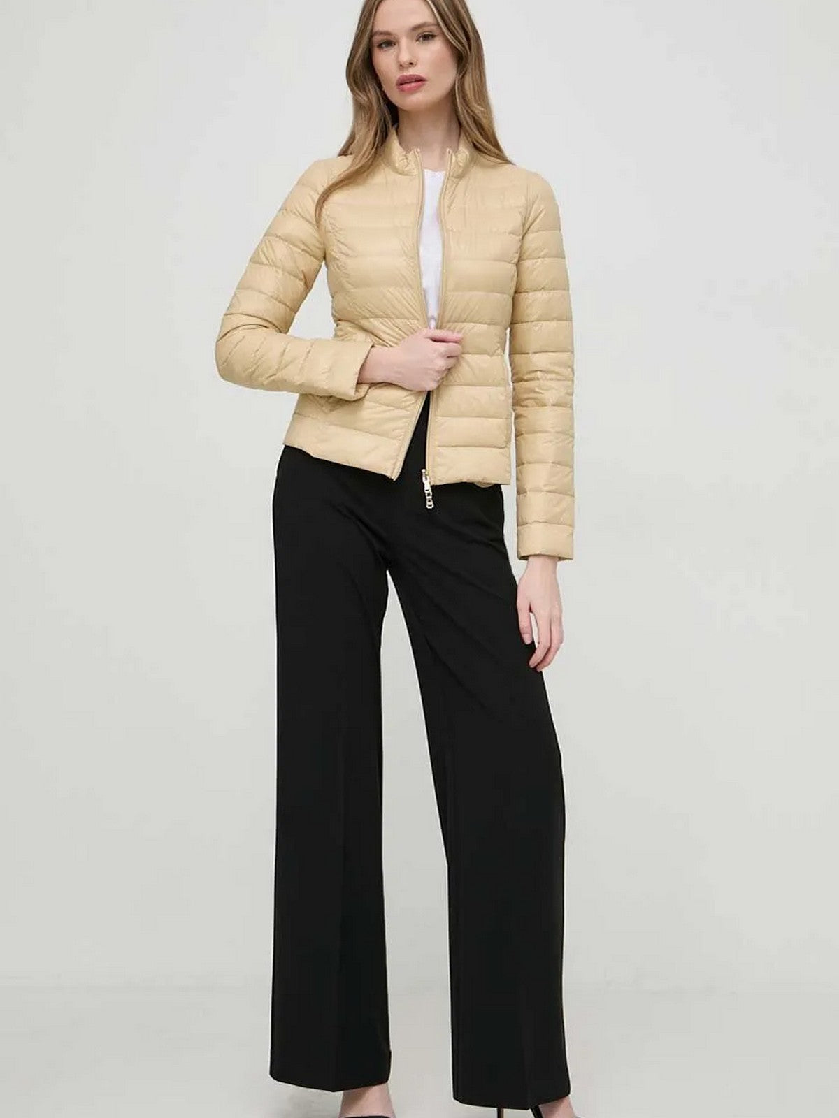 PATRIZIA PEPE Piumino Donna CO0178 A503 B814 Beige gioboutiqueweb