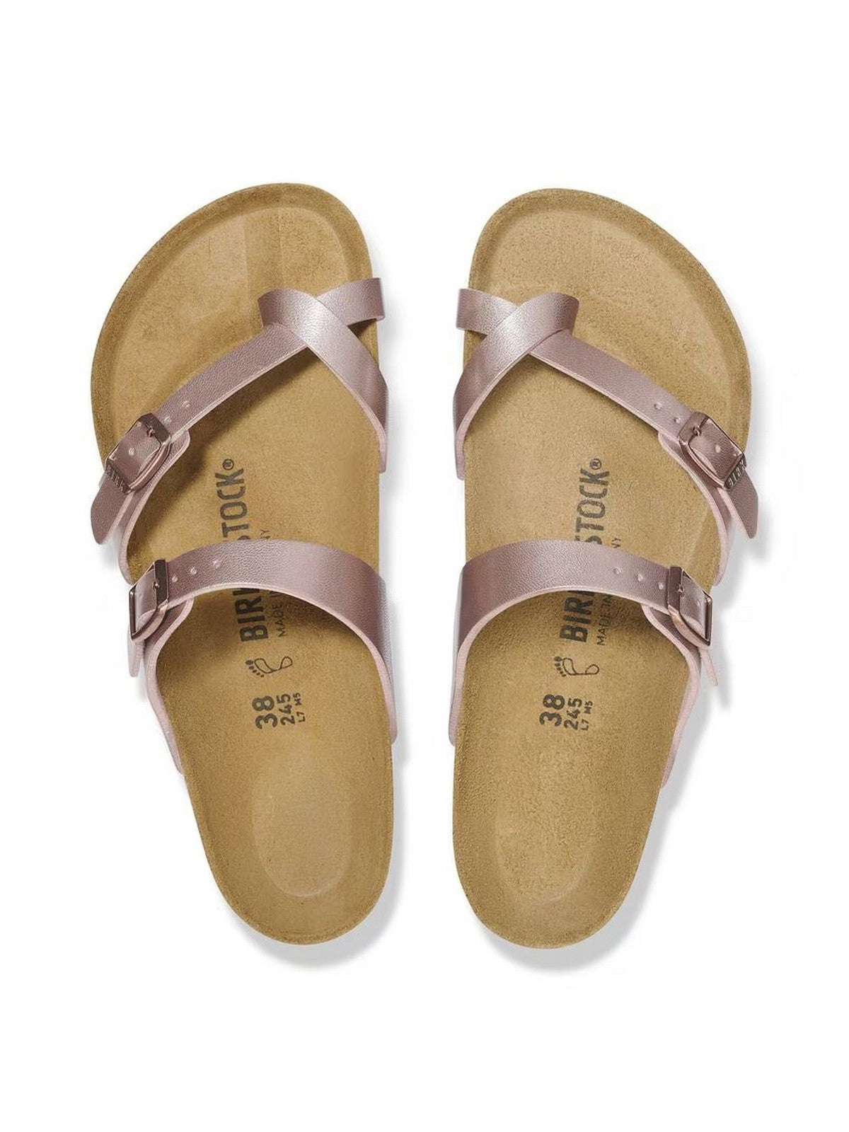 BIRKENSTOCK Sandalo Donna Mayari copper, Birko Flor 1029813 Rosa gioboutiqueweb