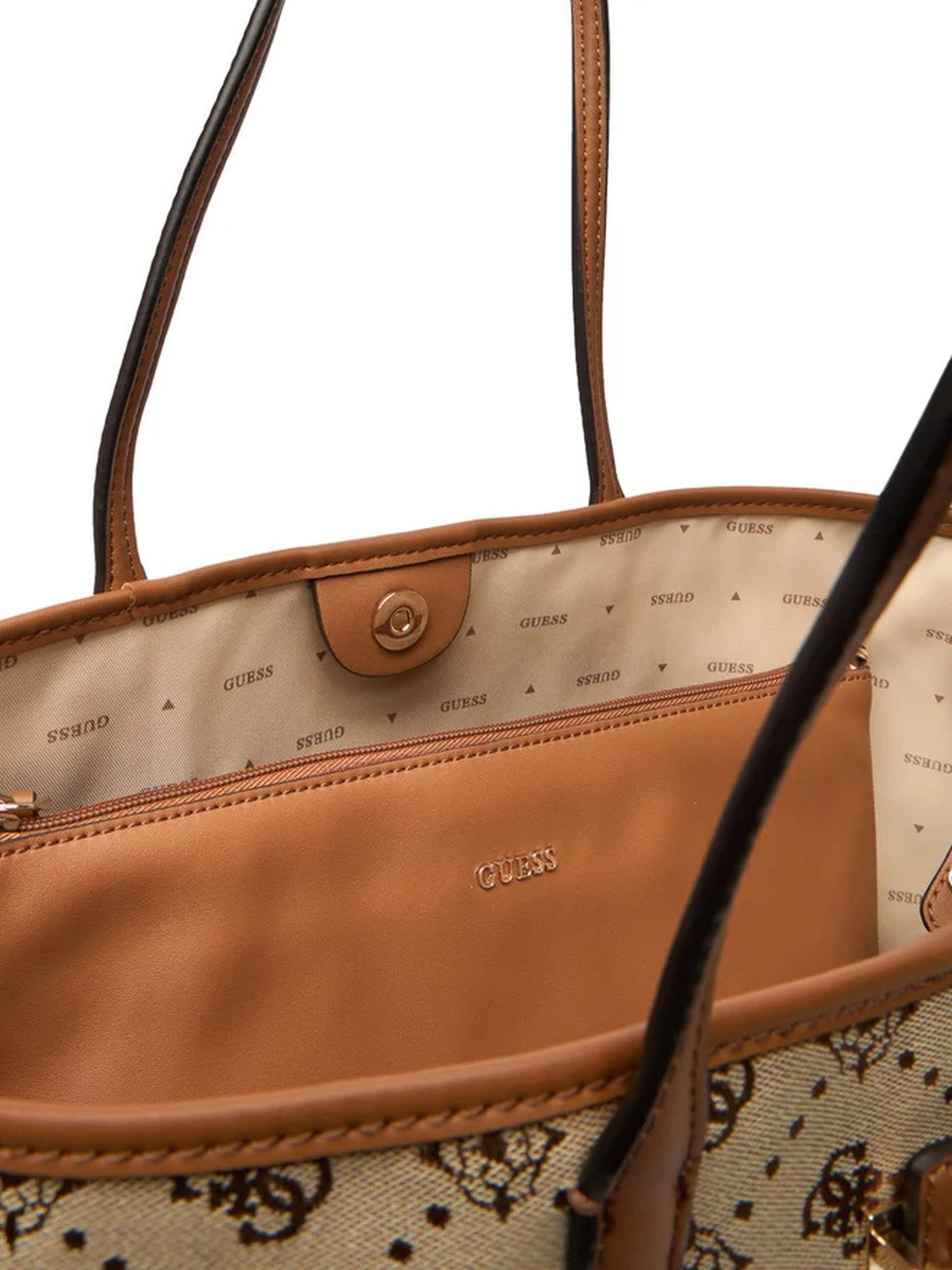 GUESS Borsa Donna NEDA LARGE 2 IN 1 TOTE HWJP96 54240 LTL LATTE LOGO